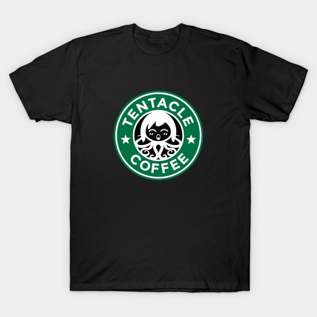 Tentacle Coffee T-Shirt by Johnitees